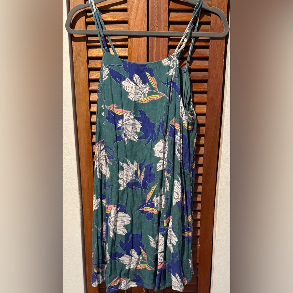 O'Neill Green Floral Mini Dress